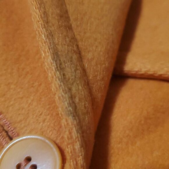 Peter Nygard Orange  Wool Coat Size 10 - Picture 13 of 13